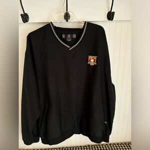 Nike golf black lined jacket with pockets